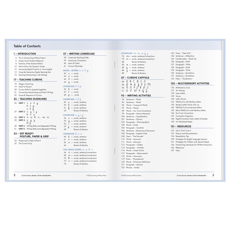 Learning Without Tears, Cursive Success Teacher's Guide, Age 9+, 4th Grade+, Handwriting Practice, School & Home, Language Arts, Tutoring, Sensory - Image 2